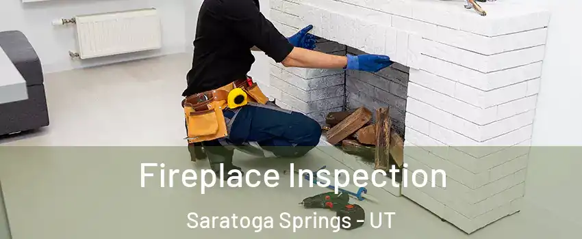 Fireplace Inspection Saratoga Springs - UT