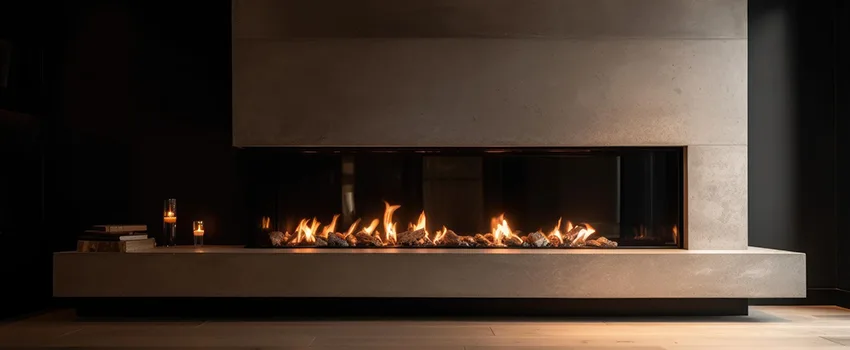 Gas Fireplace Ember Bed Design Services in Saratoga Springs, Utah