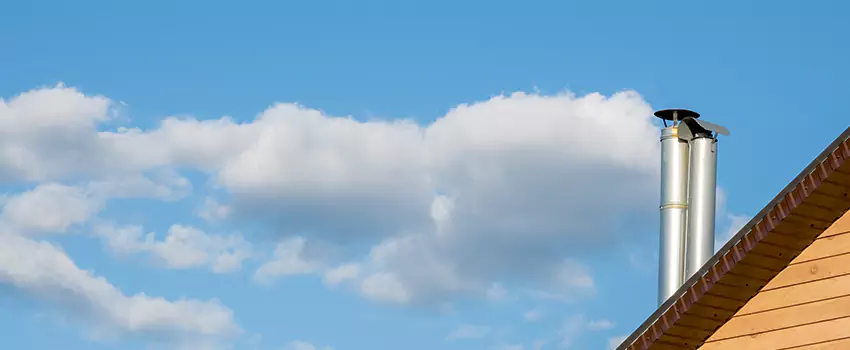 Chimney Metal Flue Installation in Saratoga Springs, Utah