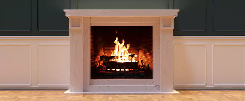 Open Flame Wood-Burning Fireplace Installation Services in Saratoga Springs, Utah